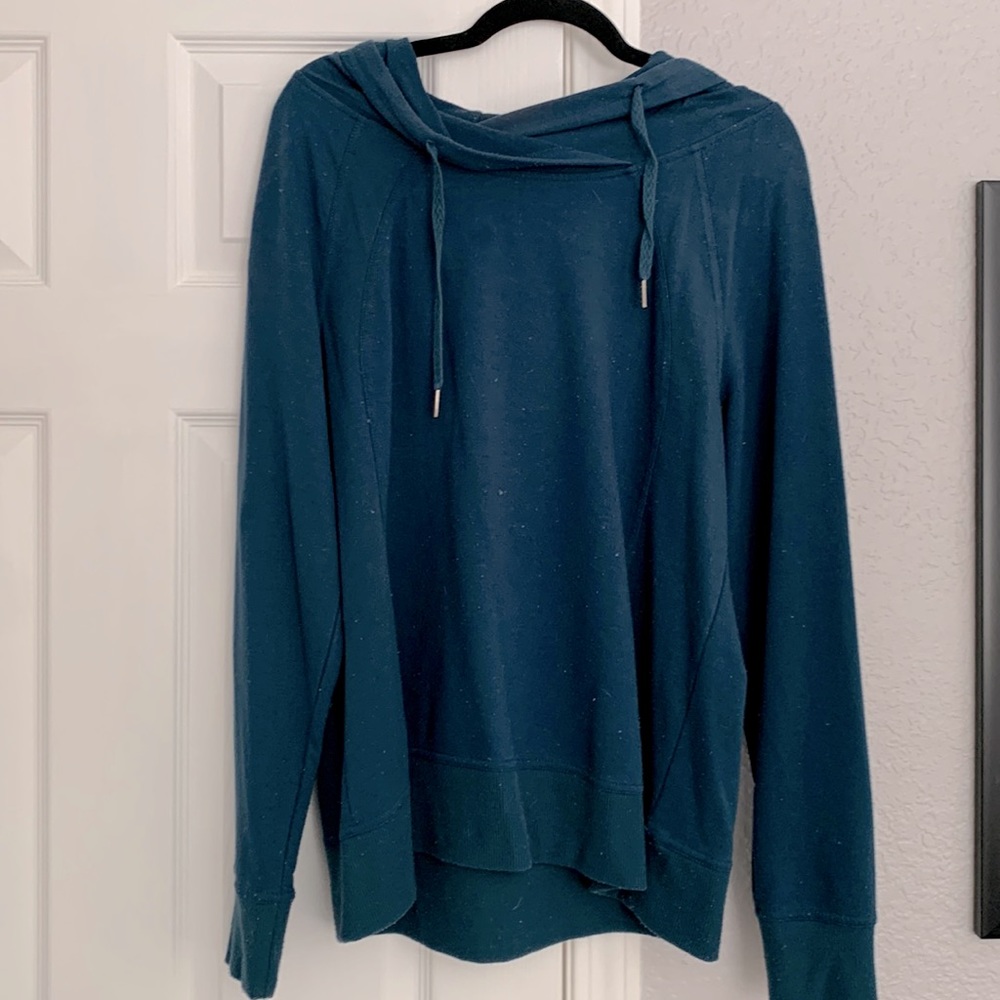 Turquoise hoodie